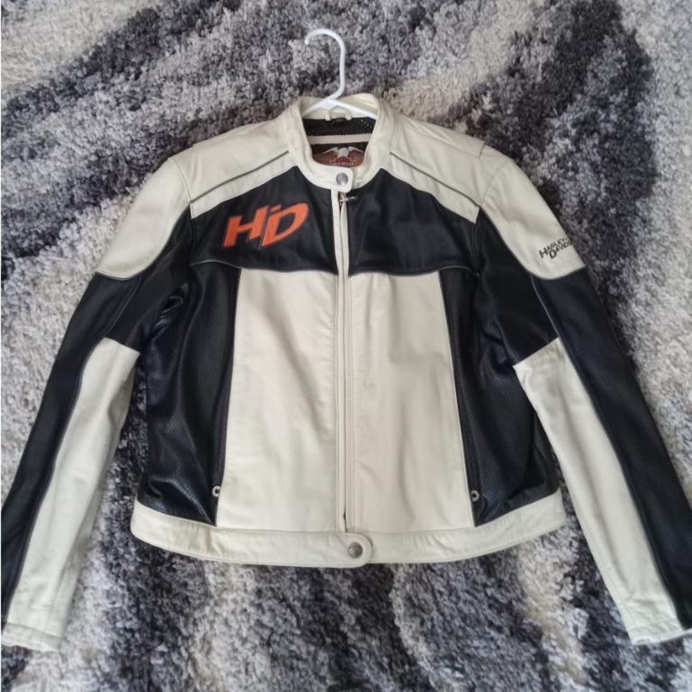 Rare leather Harley Davidson jacket - sz XL